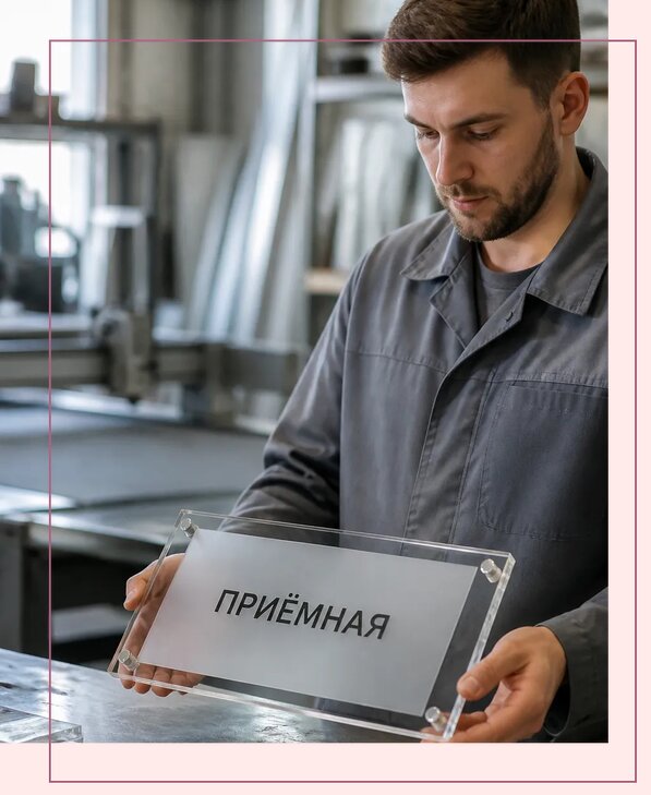 Таблички из оргстекла на заказ в Видном от 4037 р. | Аванза-Вдн