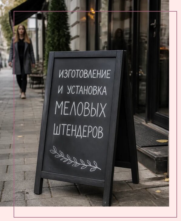 Меловые штендеры в Видном по цене от 6728 р. | Аванза-Вдн